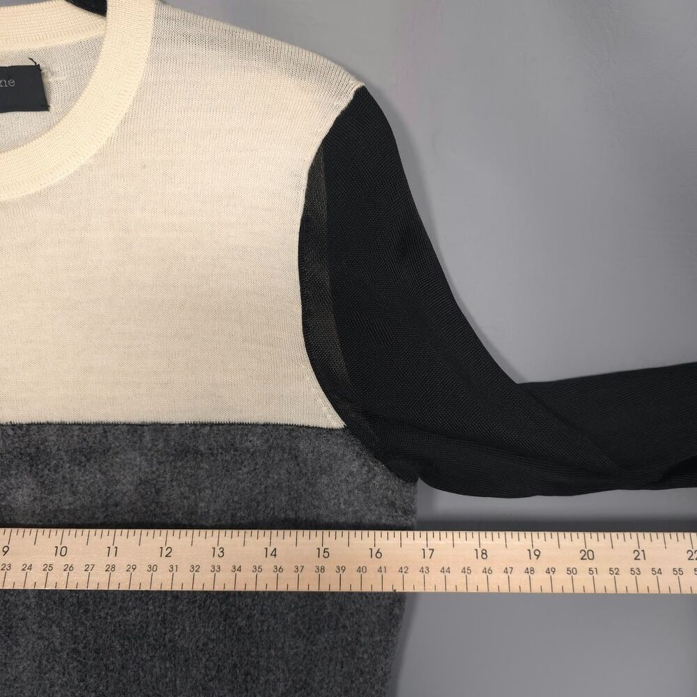 RAG & BONE Women's Top Sweater SMALL Colorblock Wool Blend Knit Pullover Crew - Picture 5 of 12